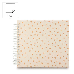 Hama Lovely Spiral beige   28x24 50 weiße Seiten             7701