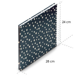 Hama Lovely Spiral blau    28x24 50 weiße Seiten             7702