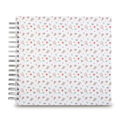Hama Floral Spiral Album   28x24 50 white Pages 7739