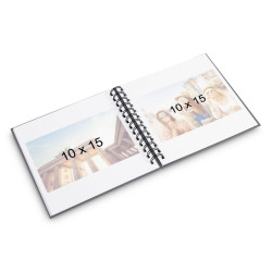 Hama  Fine Art  Spiral NewBlack 18,5x15 30 weiße Seiten     9872