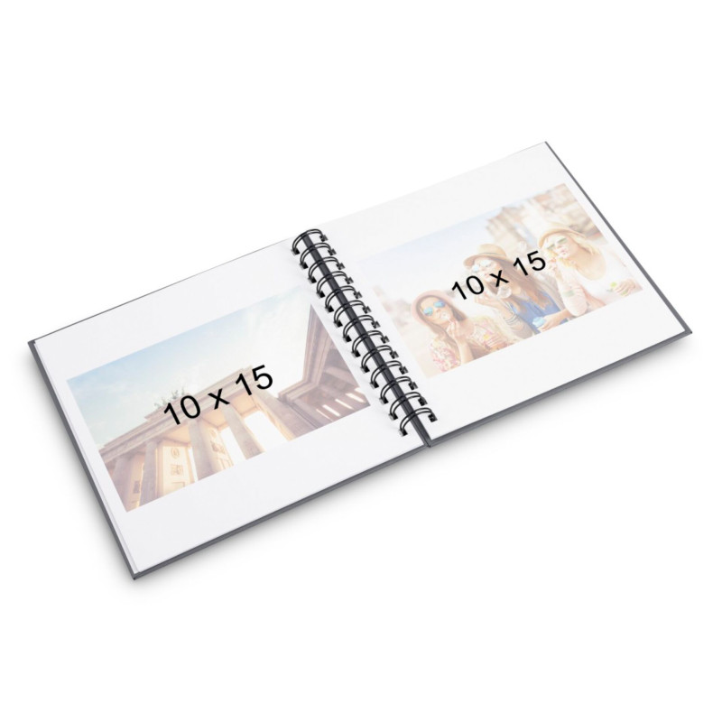 Hama  Fine Art  Spiral NewBlack 18,5x15 30 weiße Seiten     9872