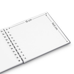 Hama  Fine Art  Spiral NewBlack 18,5x15 30 weiße Seiten     9872