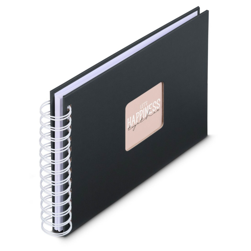 Hama  Fine Art  Spiral NewBlack 24x17 50 weiße Seiten    9830