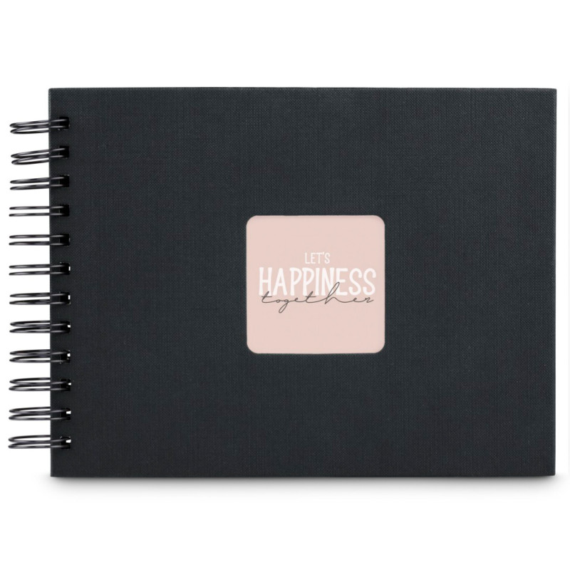 Hama  Fine Art  Spiral NewBlack 24x17 50 schwarze Seiten    9833