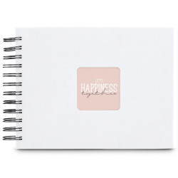 Hama  Fine Art  Spiral weiß 24x17 50 schwarze Seiten    9845