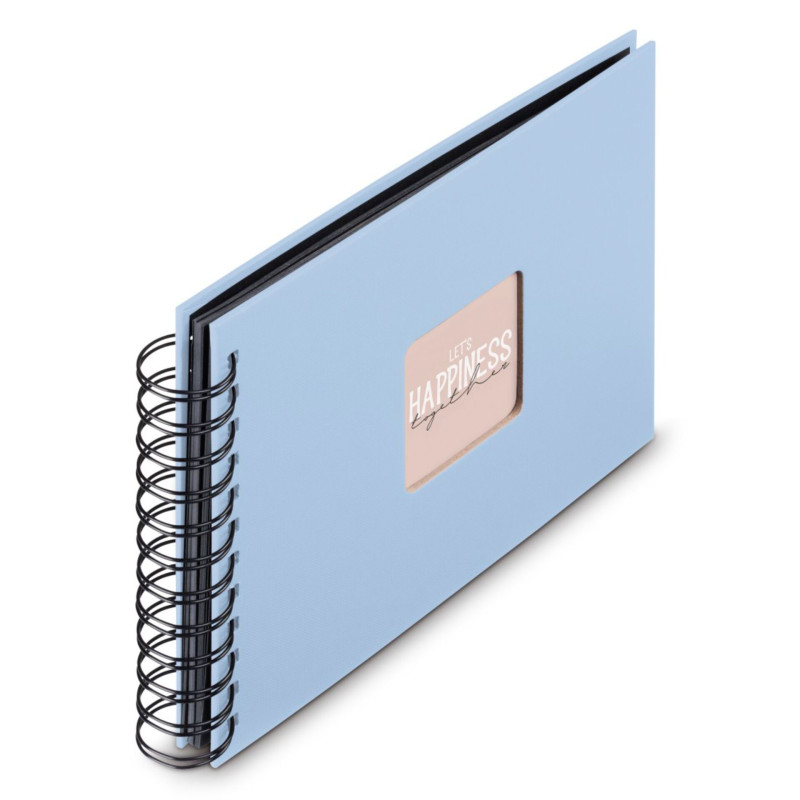 Hama  Fine Art  Spiral Lagune 24x17 50 schwarze Seiten    9863