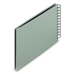 Hama  Fine Art  Spiral Salbei 24x17 50 schwarze Seiten    9869