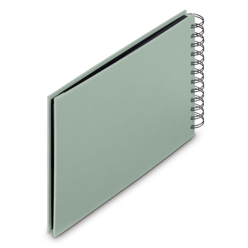 Hama  Fine Art  Spiral Salbei 24x17 50 schwarze Seiten    9869