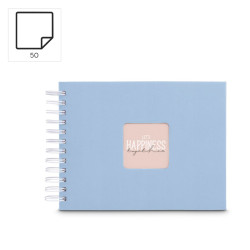 Hama  Fine Art  Spiral Lagune 24x17 50 weiße Seiten    9860