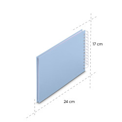 Hama  Fine Art  Spiral Lagune 24x17 50 weiße Seiten    9860