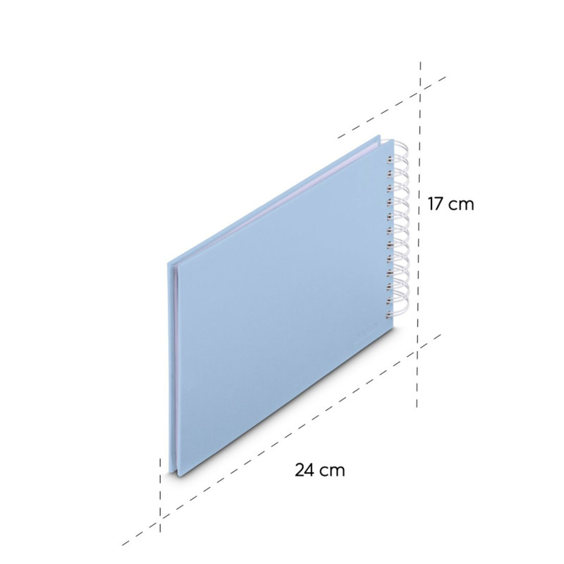 Hama  Fine Art  Spiral Lagune 24x17 50 weiße Seiten    9860