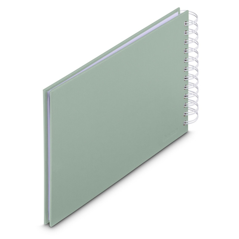 Hama  Fine Art  Spiral Salbei 24x17 50 weiße Seiten    9866