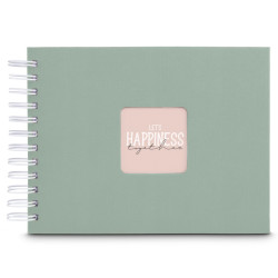 Hama  Fine Art  Spiral Salbei 24x17 50 weiße Seiten    9866