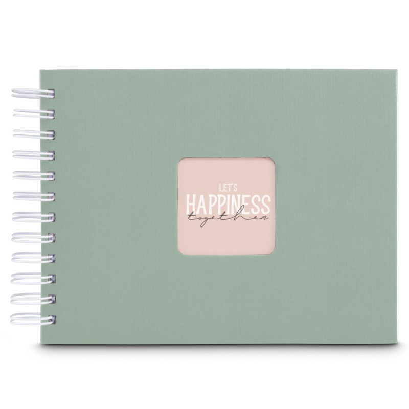 Hama  Fine Art  Spiral Salbei 24x17 50 weiße Seiten    9866