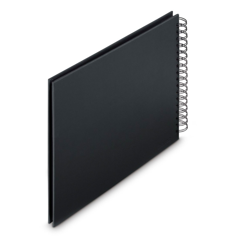 Hama  Fine Art  Spiral NewBlack 28x24 50 schwarze Seiten    9834