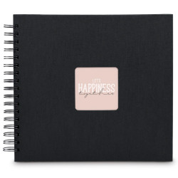 Hama  Fine Art  Spiral NewBlack 28x24 50 schwarze Seiten    9834