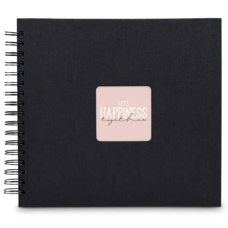 Hama  Fine Art  Spiral NewBlack 28x24 50 schwarze Seiten    9834