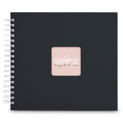 Hama  Fine Art  Spiral NewBlack 28x24 50 weiße Seiten    9831