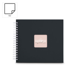 Hama  Fine Art  Spiral NewBlack 28x24 50 weiße Seiten    9831