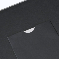 Hama  Fine Art  Spiral Steingrau 28x24 50 schwarze Seiten    9840