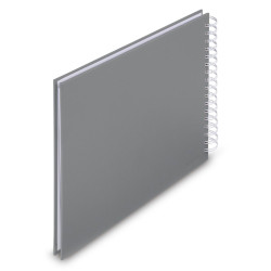 Hama  Fine Art  Spiral Steingrau 28x24 50 weiße Seiten    9837