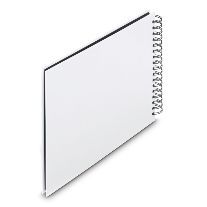 Hama  Fine Art  Spiral weiß 28x24 50 schwarze Seiten    9846
