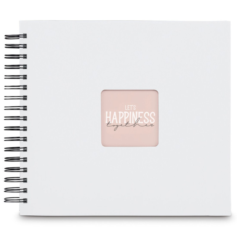 Hama  Fine Art  Spiral weiß 28x24 50 schwarze Seiten    9846