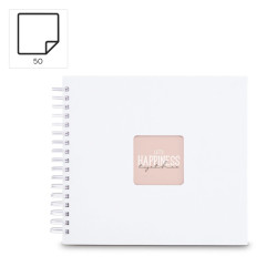 Hama  Fine Art  Spiral weiß 28x24 50 weiß Seiten    9843