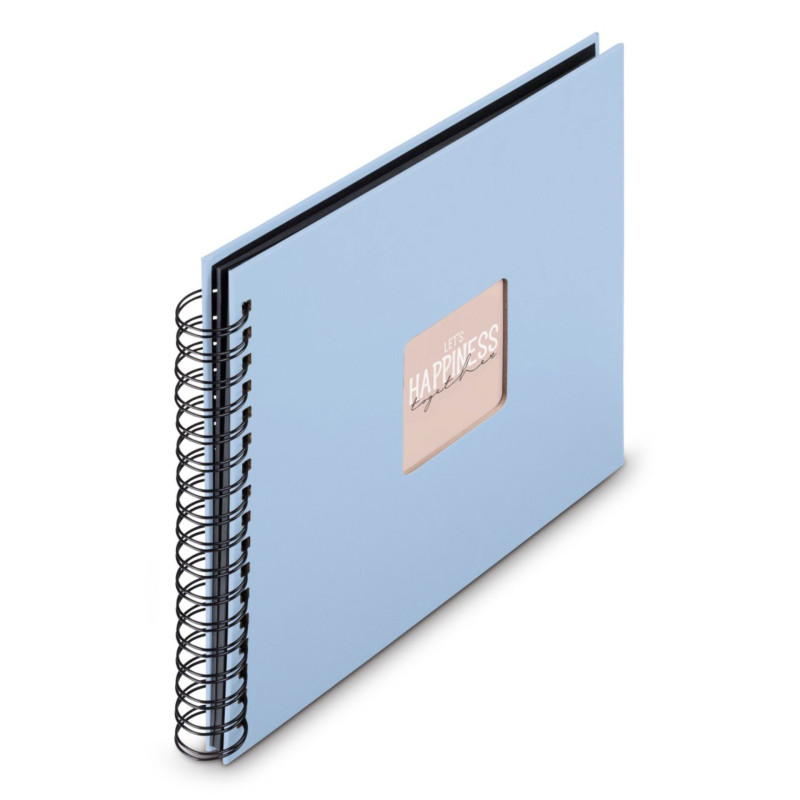 Hama  Fine Art  Spiral Lagune 28x24 50 schwarze Seiten    9864