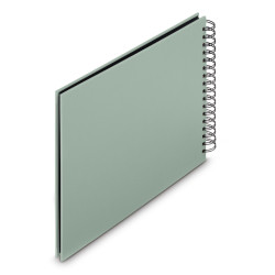 Hama  Fine Art  Spiral Salbei 28x24 50 schwarze Seiten    9870