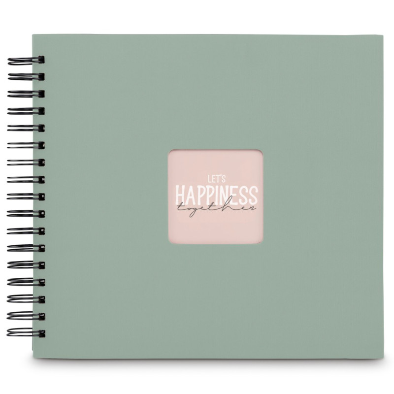 Hama  Fine Art  Spiral Salbei 28x24 50 schwarze Seiten    9870