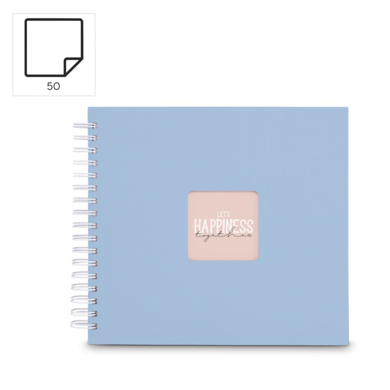 Hama  Fine Art  Spiral Lagune 28x24 50 weiße Seiten    9861