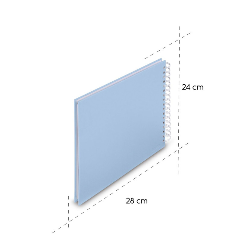 Hama  Fine Art  Spiral Lagune 28x24 50 weiße Seiten    9861