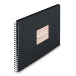 Hama  Fine Art  Spiral NewBlack 36x32 50 schwarze Seiten    9835