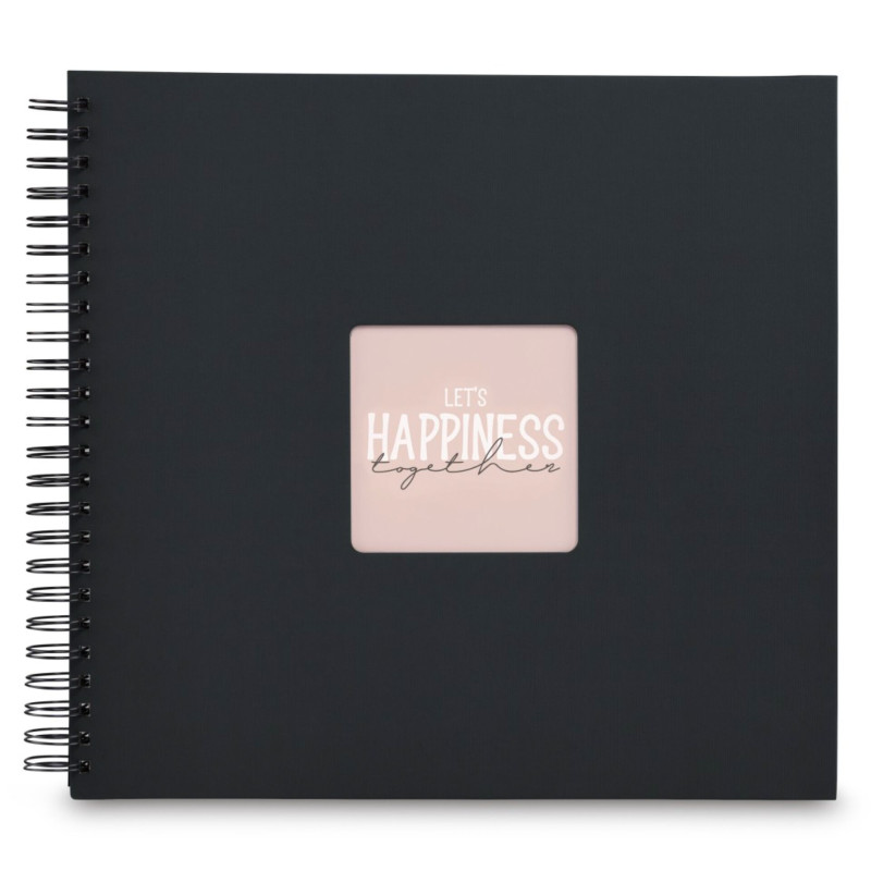 Hama  Fine Art  Spiral NewBlack 36x32 50 schwarze Seiten    9835