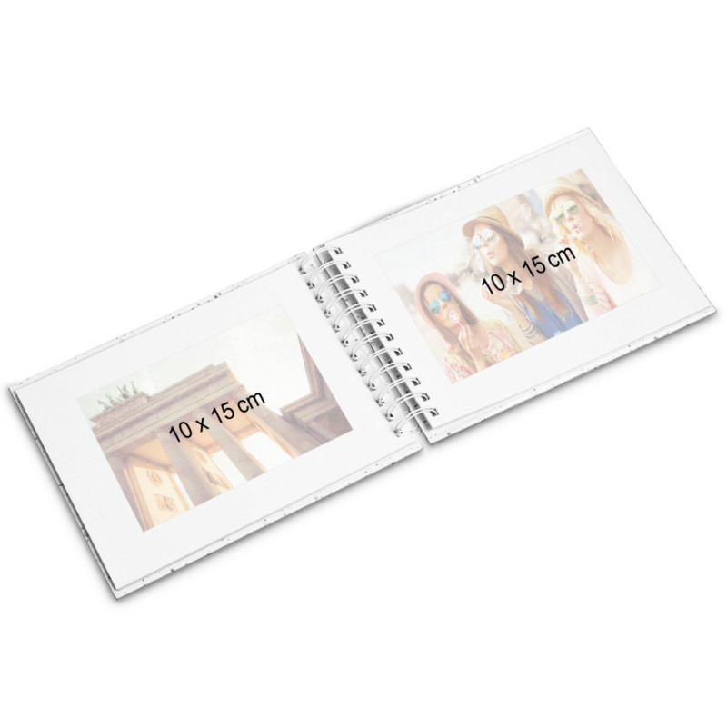 Hama  Fine Art  Spiral NewBlack 36x32 50 schwarze Seiten    9835