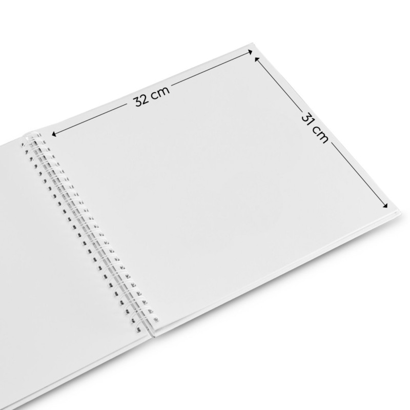 Hama  Fine Art  Spiral NewBlack 36x32 50 weiße Seiten    9832