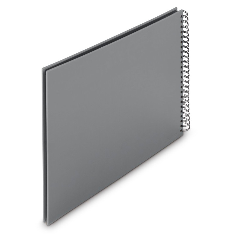 Hama  Fine Art  Spiral Steingrau 36x32 50 schwarze Seiten    9841