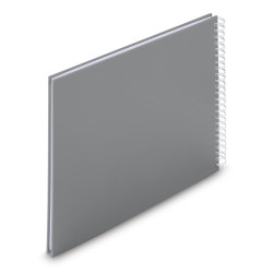 Hama  Fine Art  Spiral Steingrau 36x32 50 weiße Seiten    9838