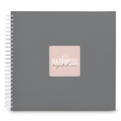 Hama  Fine Art  Spiral Steingrau 36x32 50 weiße Seiten    9838