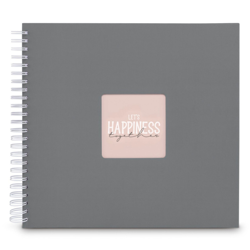 Hama  Fine Art  Spiral Steingrau 36x32 50 weiße Seiten    9838