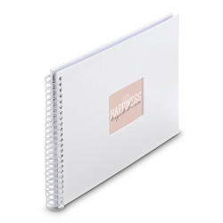 Hama  Fine Art  Spiral weiß 36x32 50 schwarze Seiten    9844