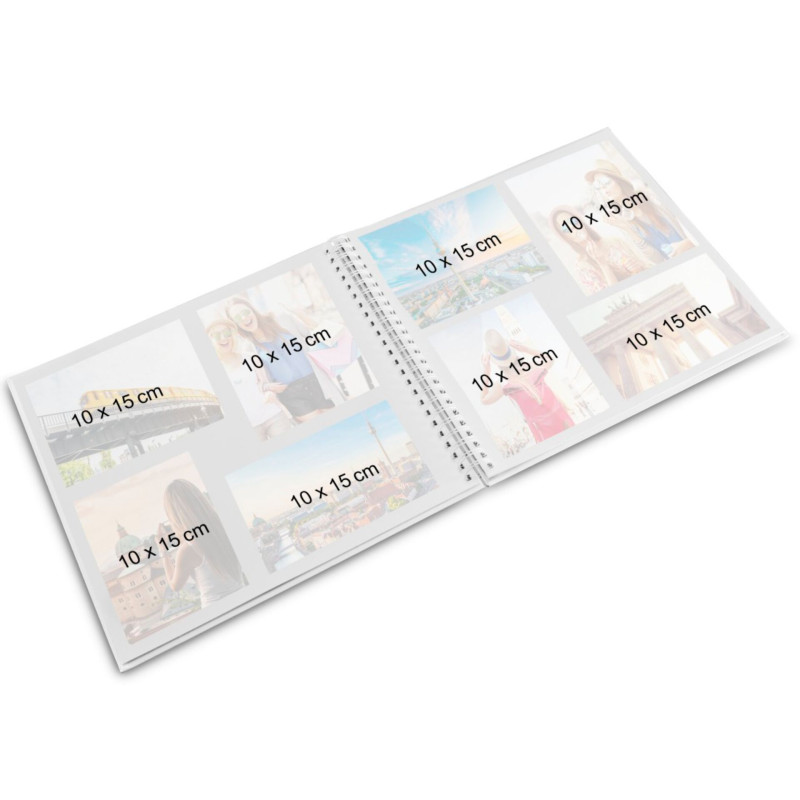 Hama  Fine Art  Spiral Mousse 36x32 50 schwarze Seiten    9850