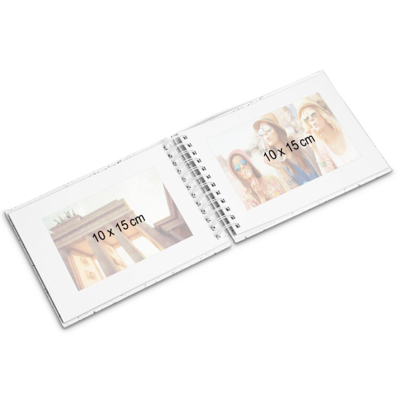 Hama  Fine Art  Spiral Lagune 36x32 50 schwarze Seiten    9865