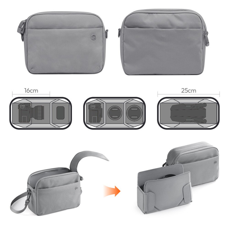 Plecak kabinowy fotograficzny 2w1 z torbą Ulanzi F08 18l