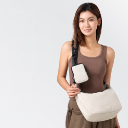 Torba fotograficzna Ulanzi Sling Halfmoon Crossbody Light Gray