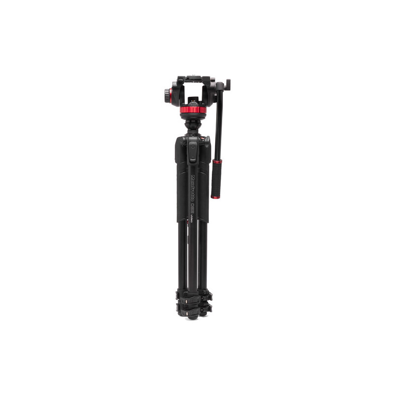 Manfrotto Statyw 055 Video Alu Black z głowicą 502AH