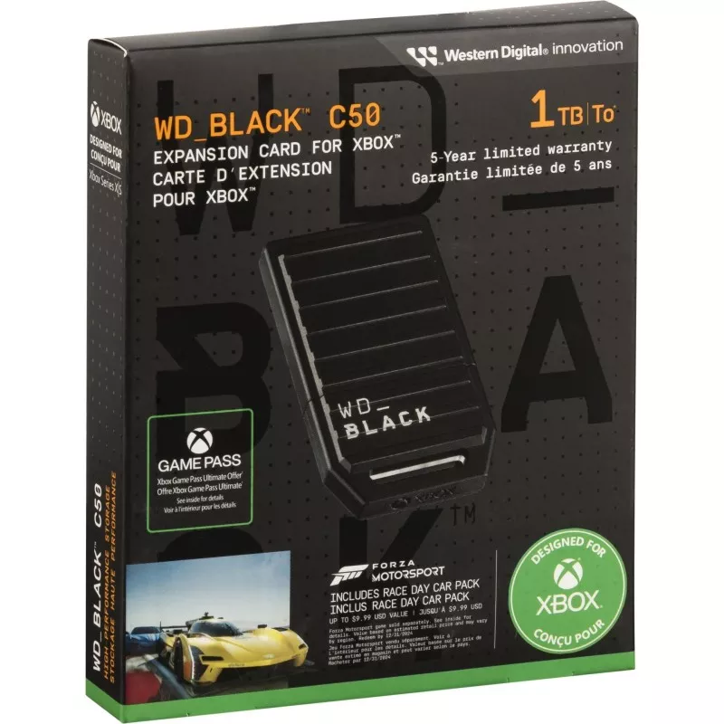 Western Digital Black SSD 1TB C50 Expansion Card do Xbox