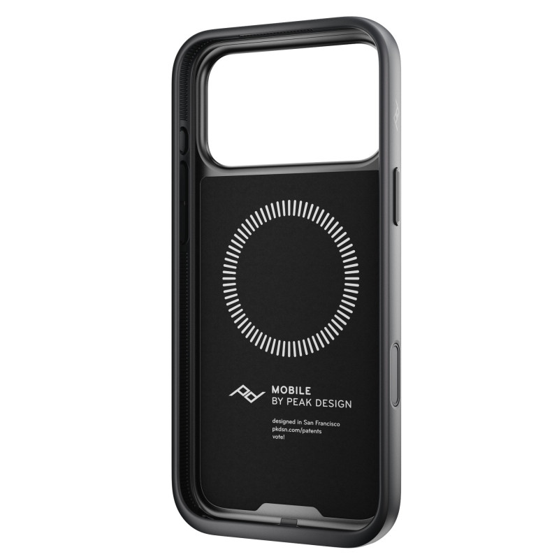Peak Design Mobile Everyday Clarino Case iPhone 17 Pro Max Black - czarny