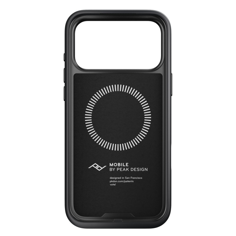 Peak Design Mobile Everyday Clarino Case iPhone 17 Pro Max Black - czarny
